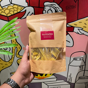 Glutenfree Roasted Yellow Banana Chips 175g